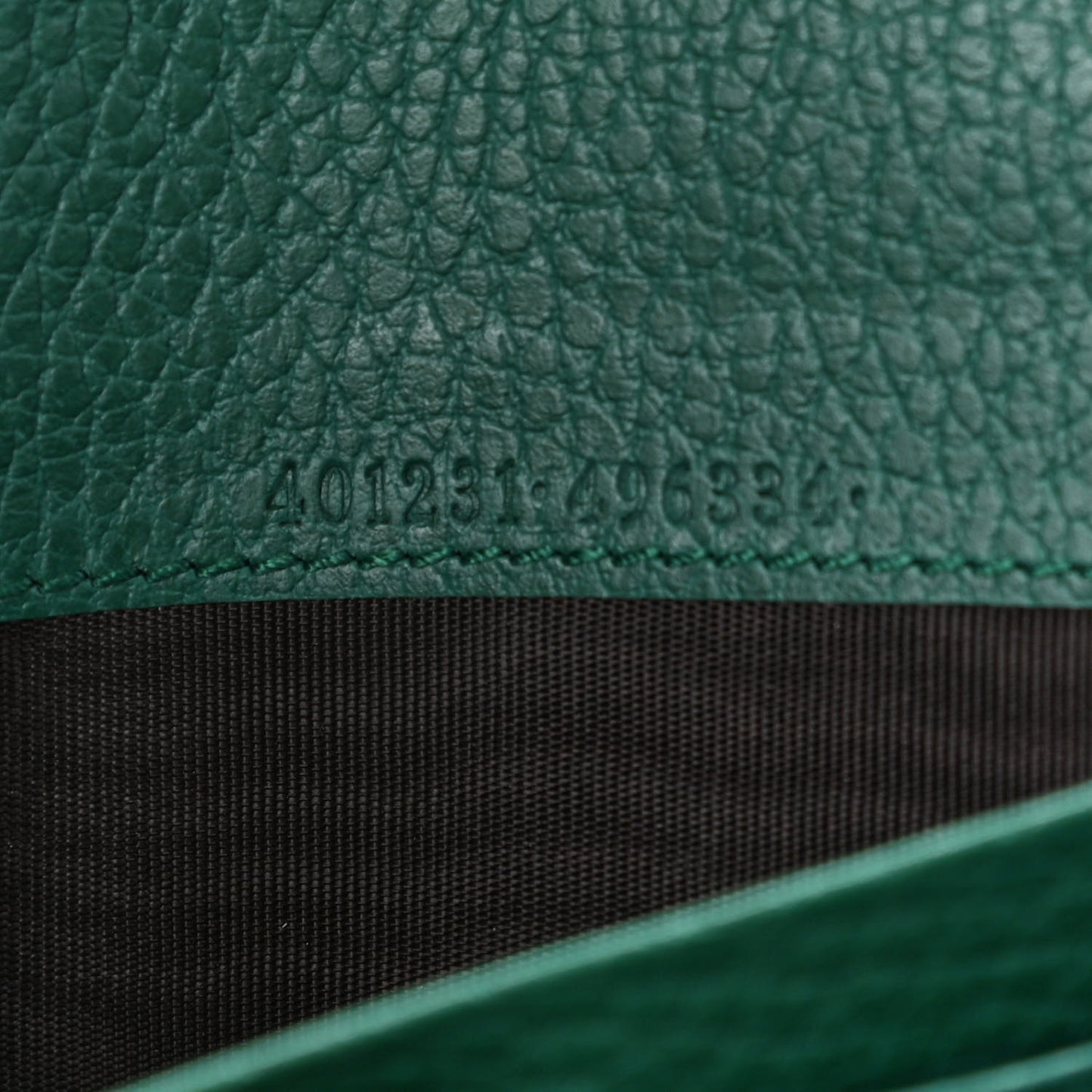 Calfskin Mini Dionysus Chain Wallet Emerald
