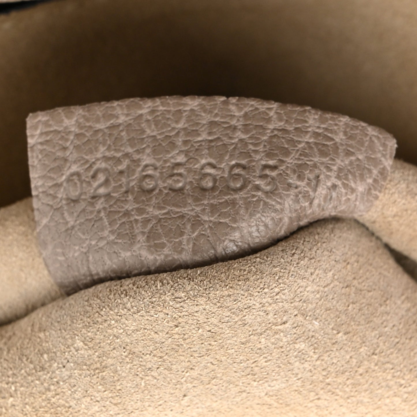 Grained Lambskin Mini Drew Shoulder Bag  Motty Grey