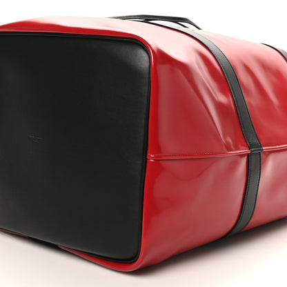 Saint Laurent PVC Calfskin Rive Gauche Sling Bag Wax Red 10 of 10