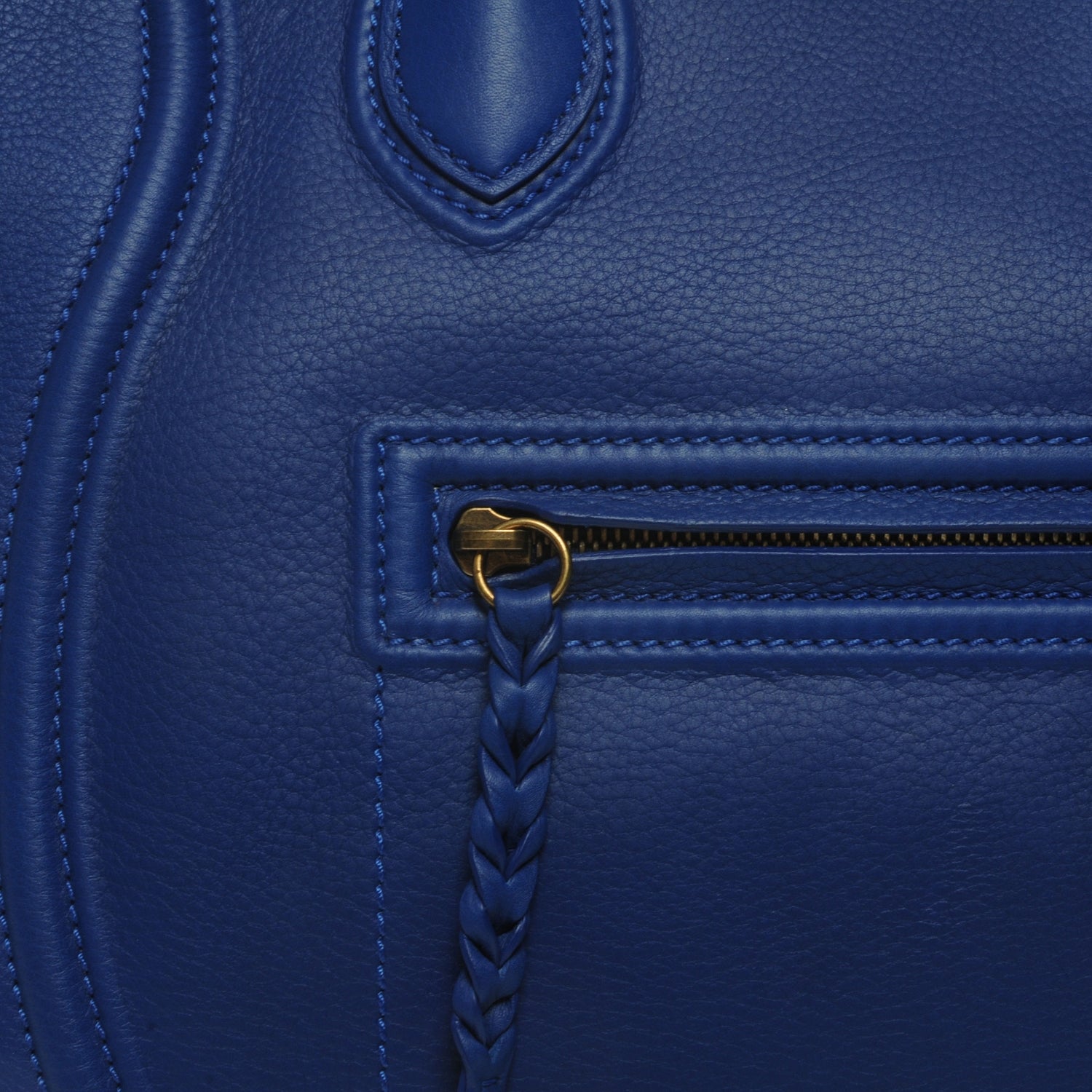 Celine Smooth Calfskin Large Phantom Luggage Royal Blue 6 of 9
