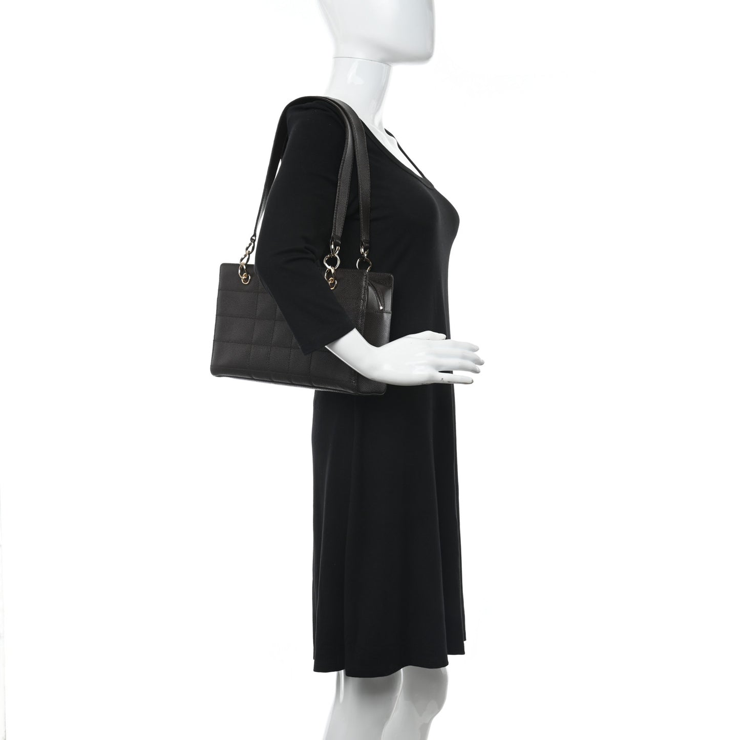Calfskin Small Marcie Satchel Tan