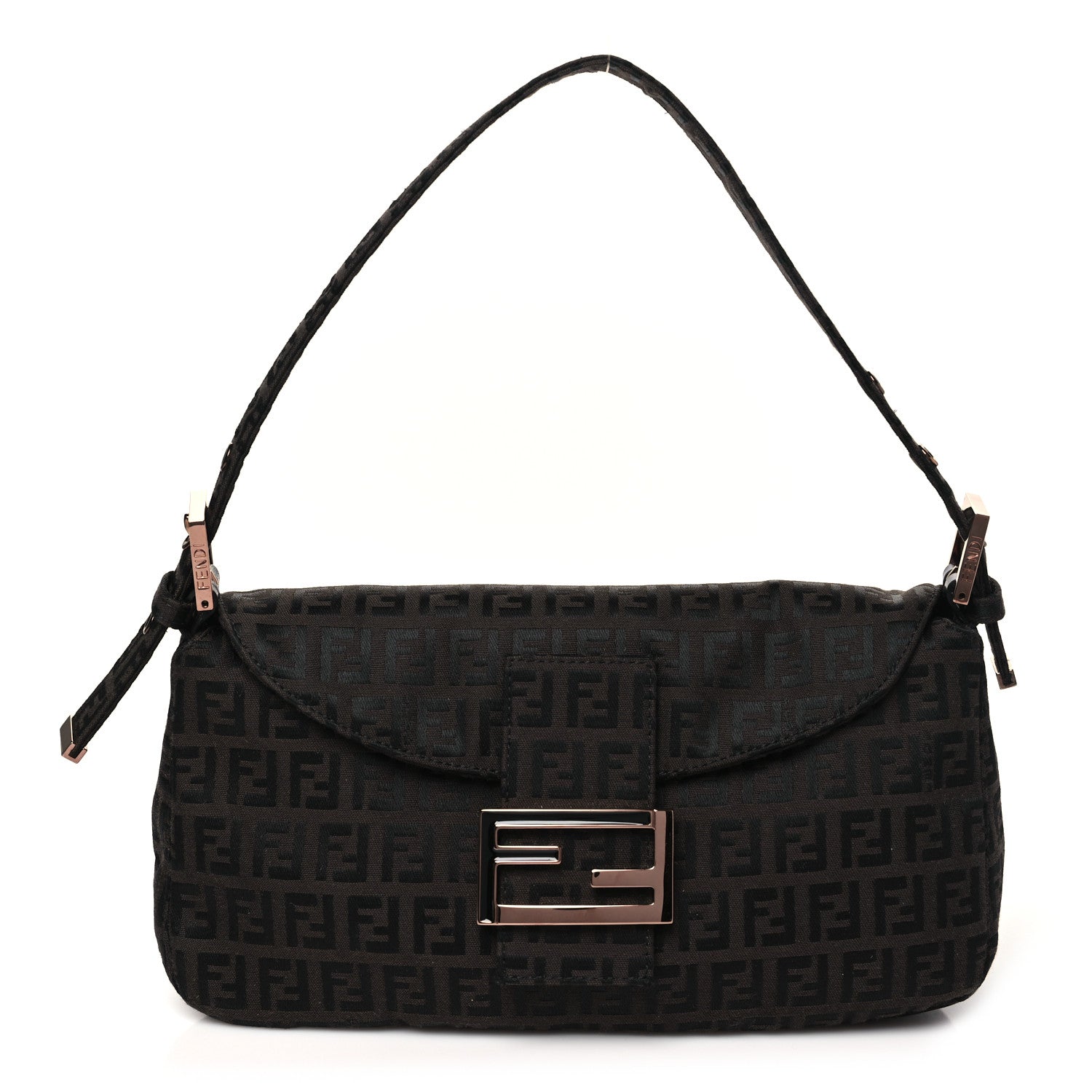 Fendi Zucchino Baguette Brown 1 of 9