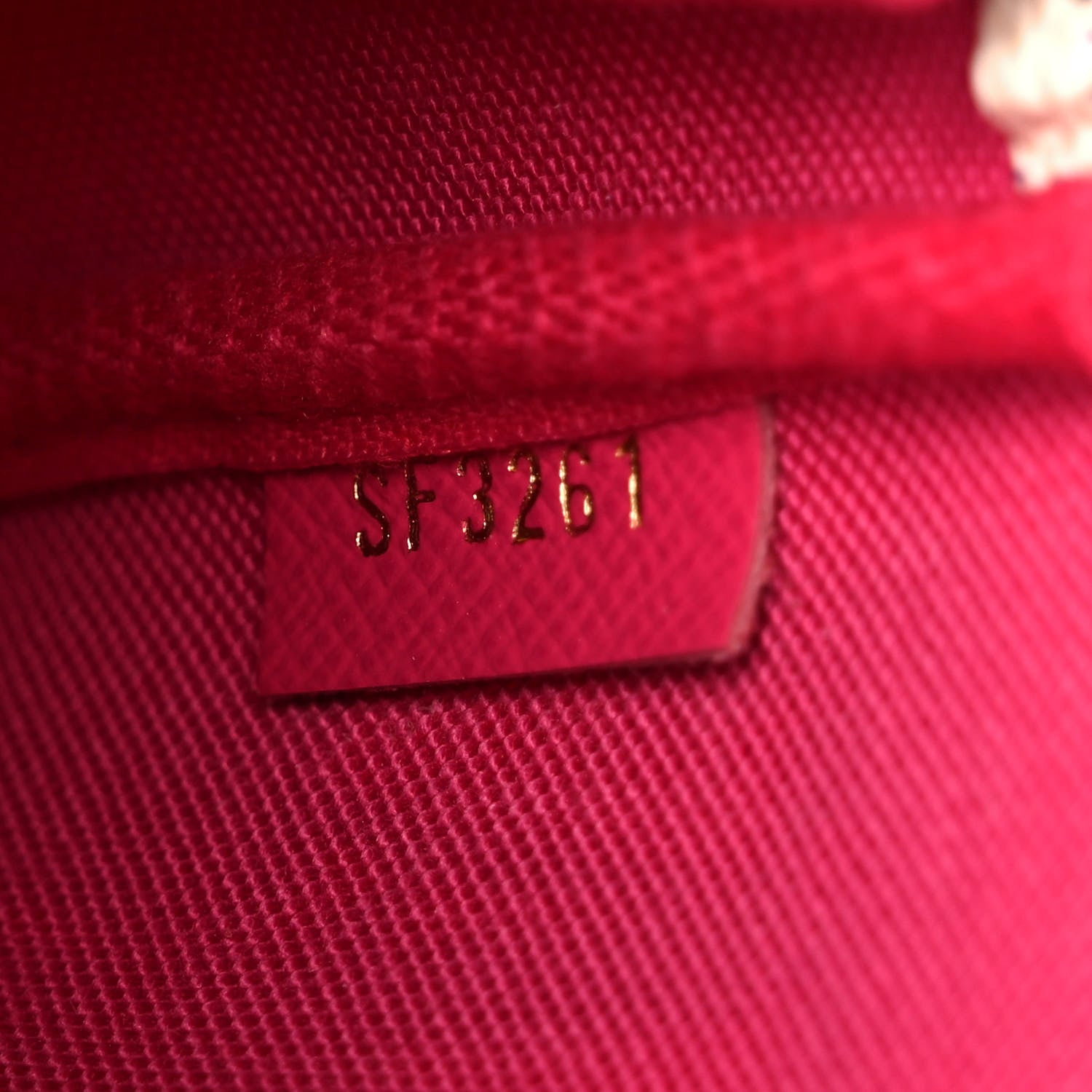Louis Vuitton Damier Azur 2021 Christmas Animation Hollywood Mini Pochette Accessories Fuchsia 6 of 11
