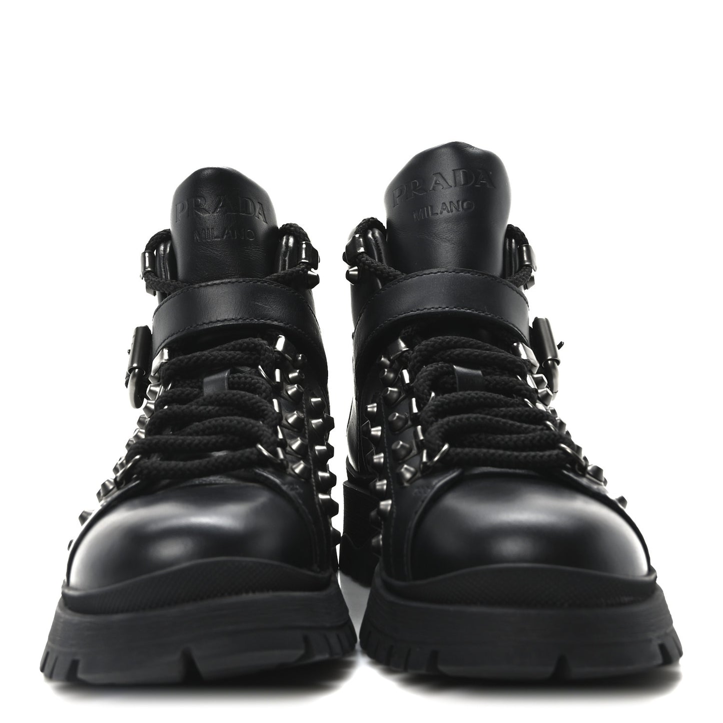 Vitello Rodeo Studded Ankle Boots 37 Black