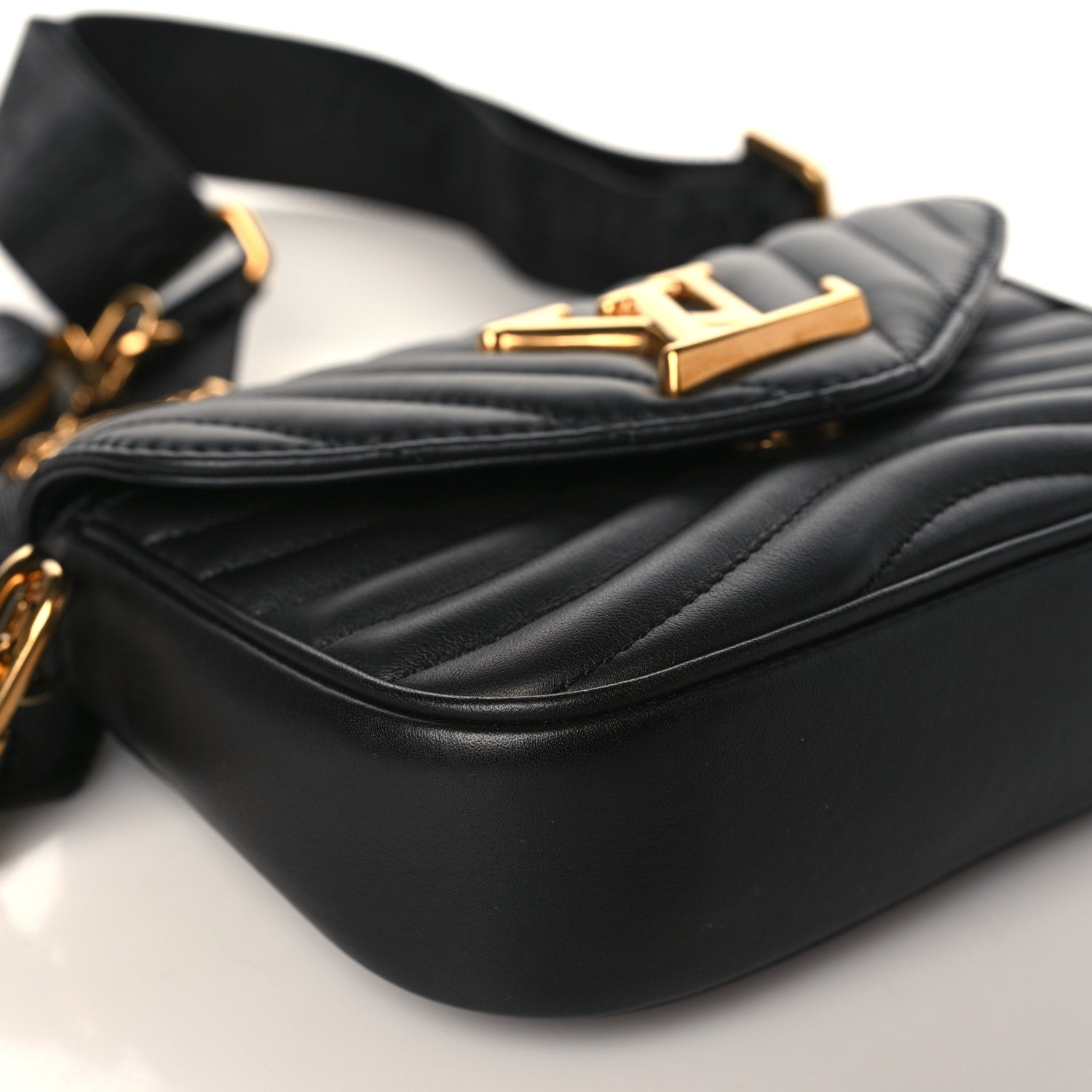 Louis Vuitton Calfskin New Wave Multi Pochette Black 7 of 8