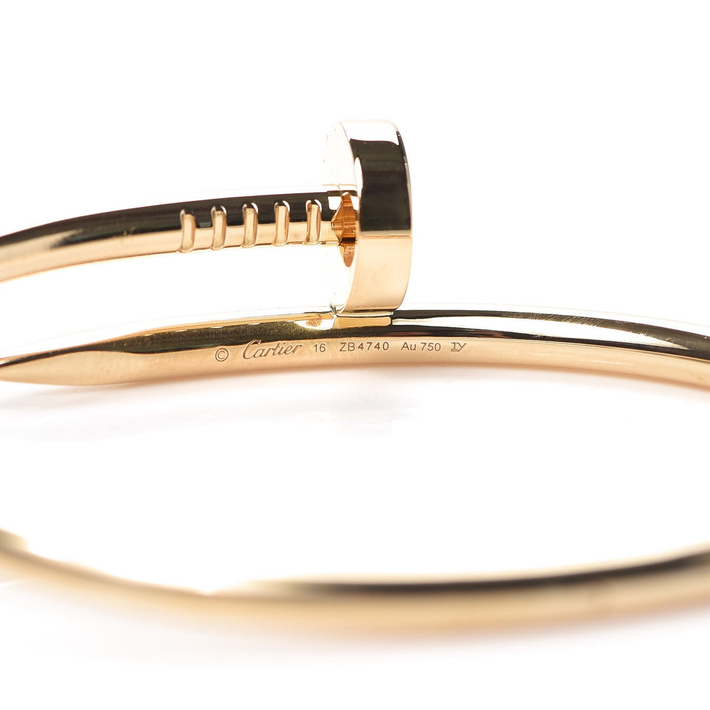18K Yellow Gold Juste Un Clou Bracelet 16