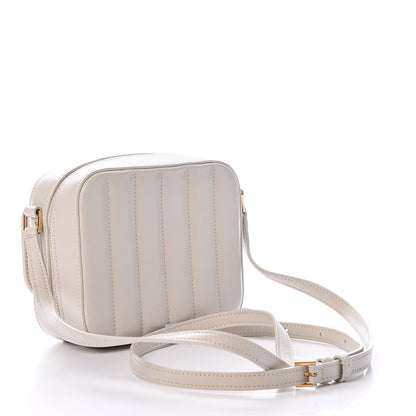 Saint Laurent Lambskin Matelasse Monogram Toy Vicky Camera Bag White 3 of 11