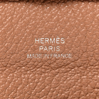 Hermes Chevre Mysore Bastia Verso Coin Purse Rose Texas Quebracho 6 of 8
