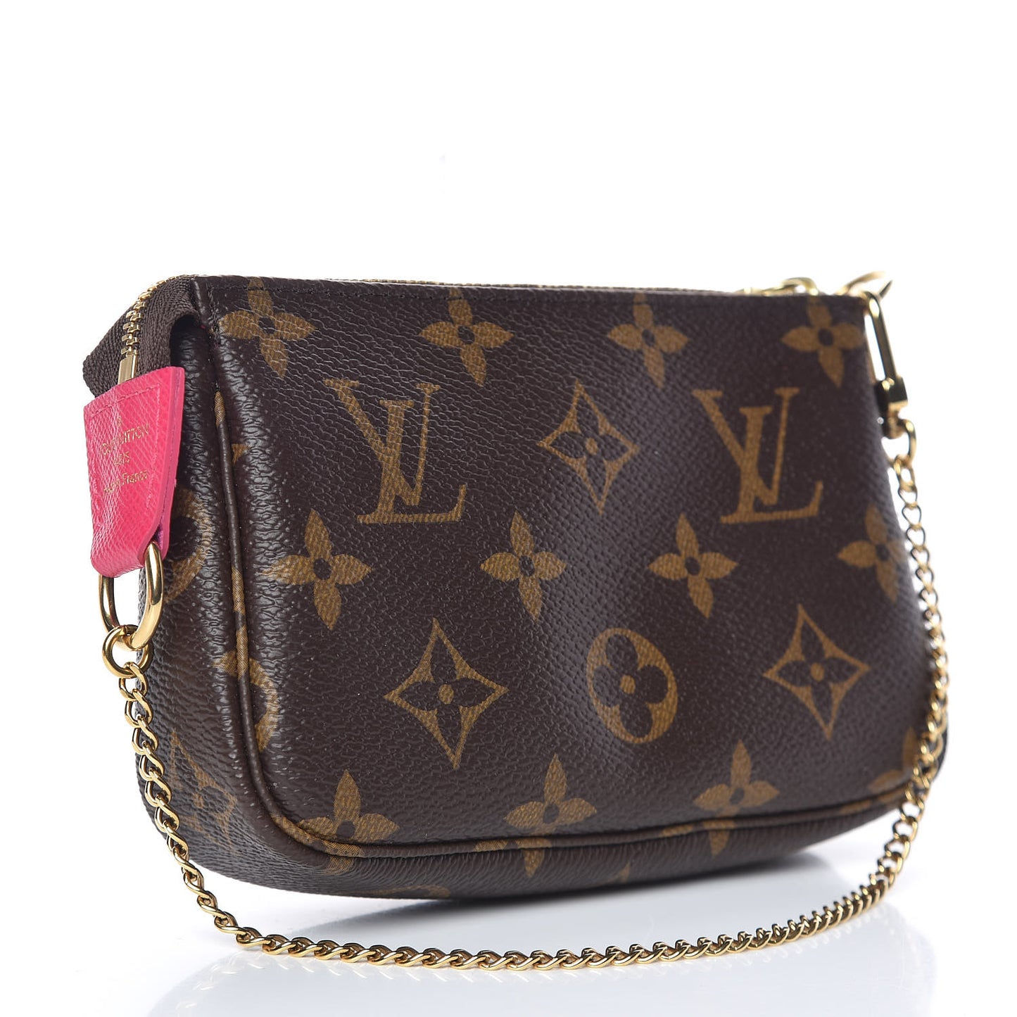 Monogram 2019 Christmas Animation Mini Courchevel Pochette Accessories Fuchsia