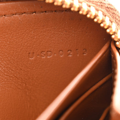 Celine Calfskin Triomphe Zipped Compact Wallet Tan 8 of 11