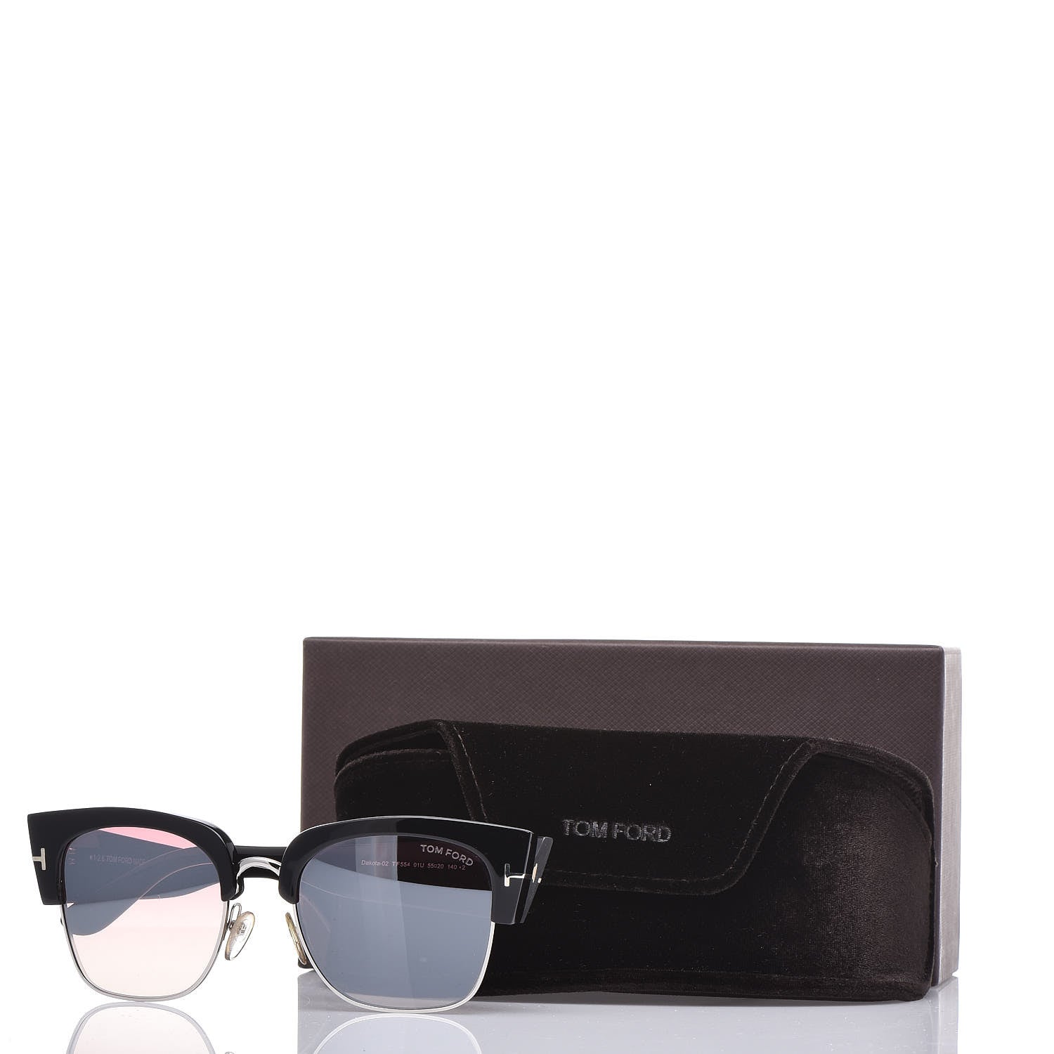 Tom Ford Dakota Sunglasses TF554 Black Pink 7 of 7