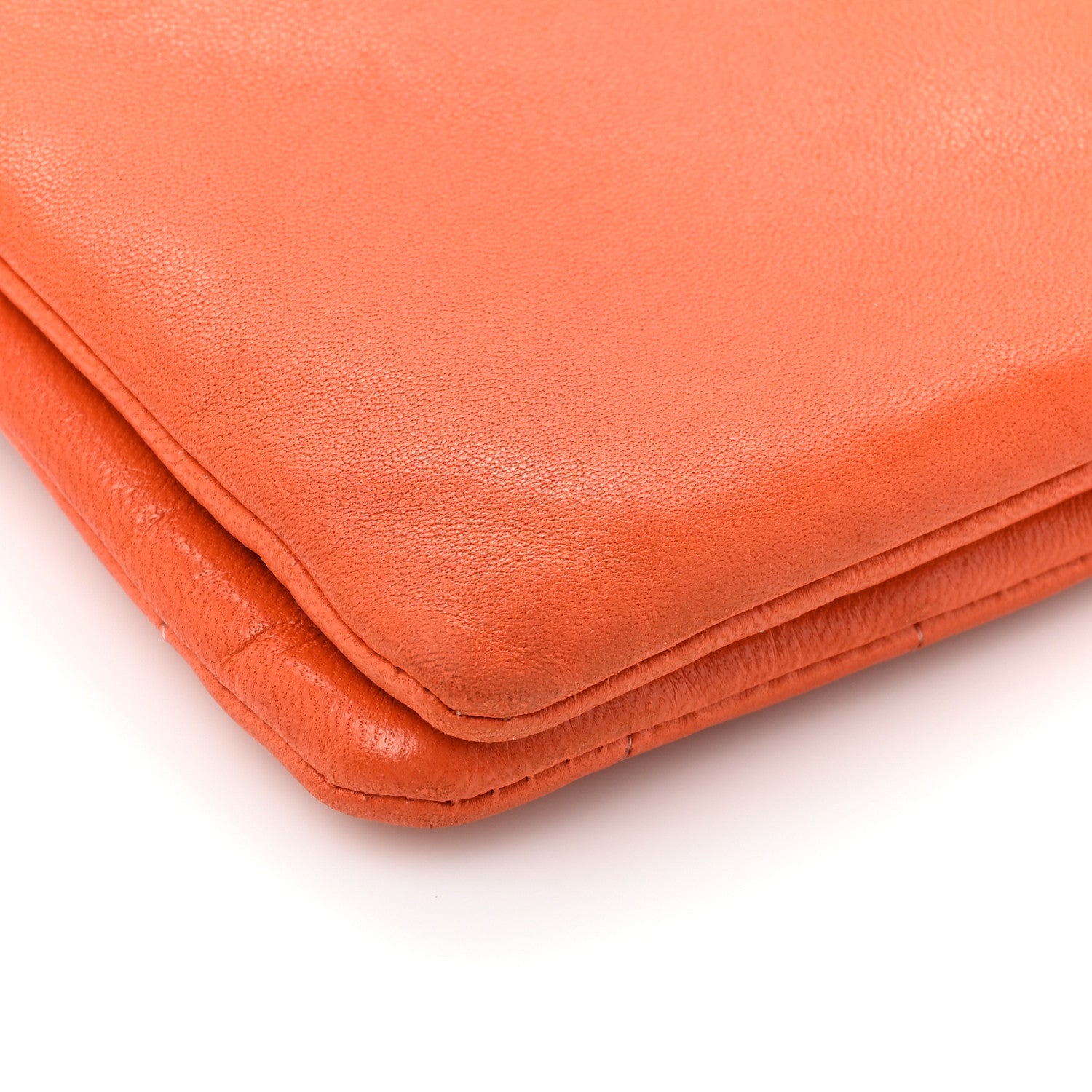 Chanel Lambskin Chocolate Bar Mademoiselle Flap Orange 20 of 21