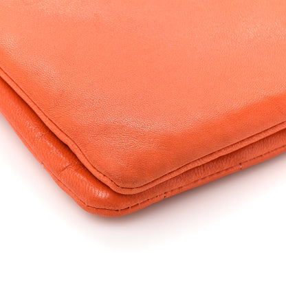 Chanel Lambskin Chocolate Bar Mademoiselle Flap Orange 20 of 21