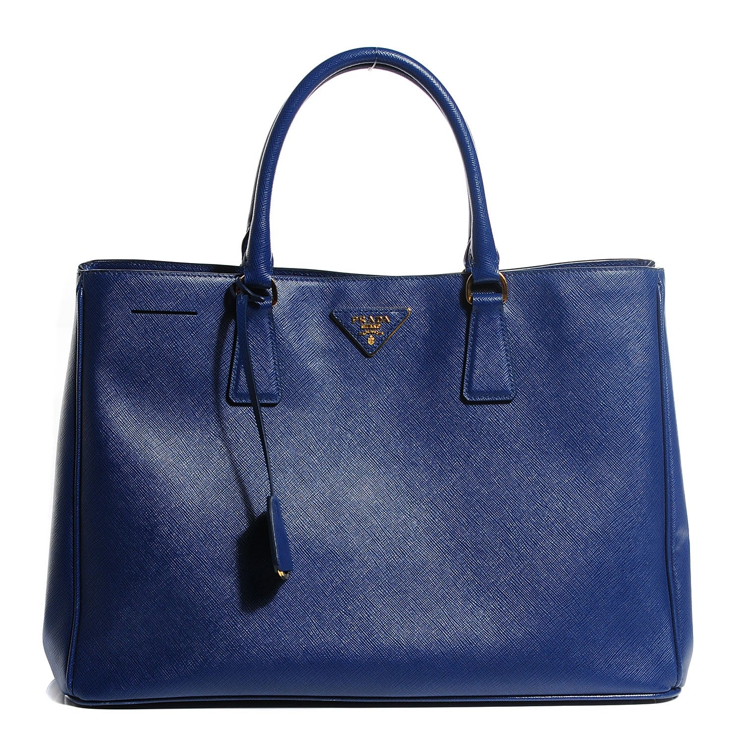 Prada Saffiano Lux Large Tote Bluette 1 of 10