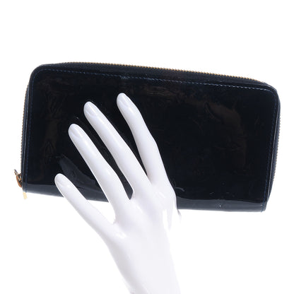 Louis Vuitton Vernis Zippy Wallet Blue Infini 2 of 7