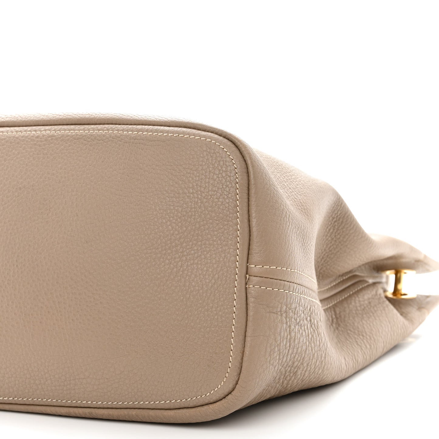 Vitello Daino Shoulder Bag Argilla