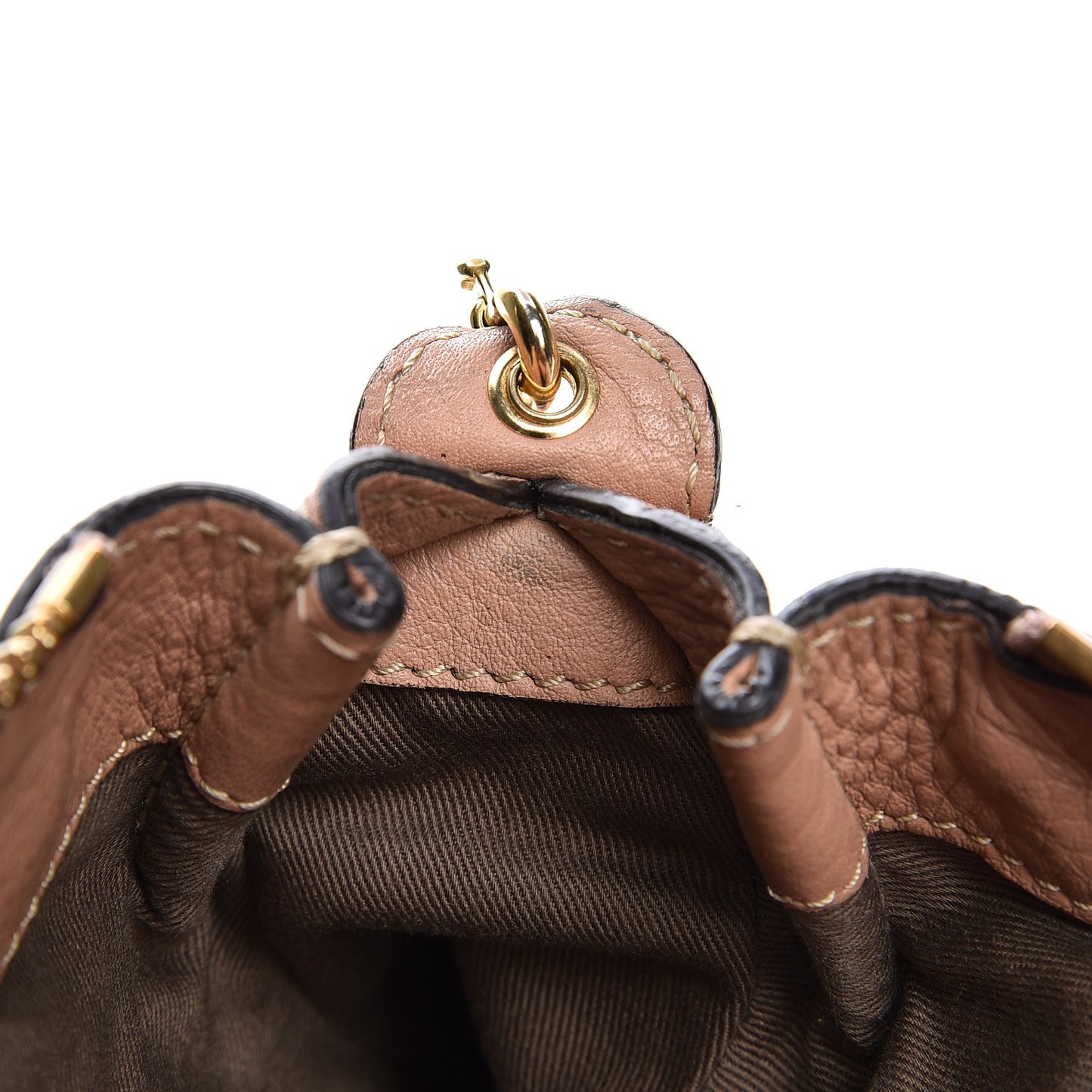 Calfskin Medium Marcie Satchel Nude