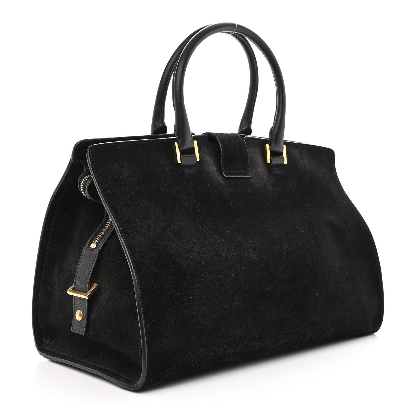 Suede Medium Classic Y Cabas Black