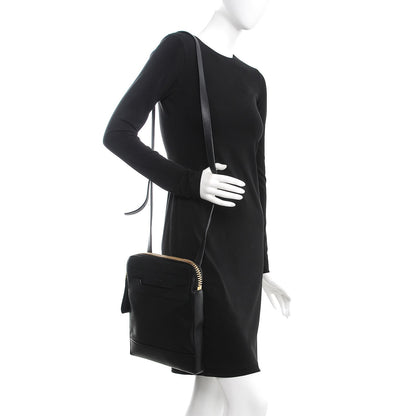 Tom Ford Calfskin Triple Zip Crossbody Bag Black 2 of 9