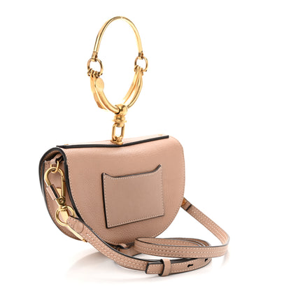 Chloe Calfskin Small Nile Bracelet Minaudiere Bag Biscotti Beige 3 of 13