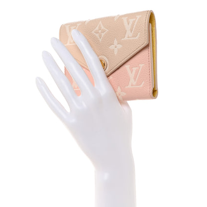 Louis Vuitton LOUIS VUITTON Empreinte Monogram Spring In The City Victorine Wallet Pink Beige Yellow 2 of 6