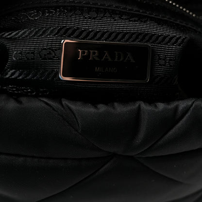 Prada Re-Nylon Quilted Padded Flap Shoulder Bag Black 8 of 11
