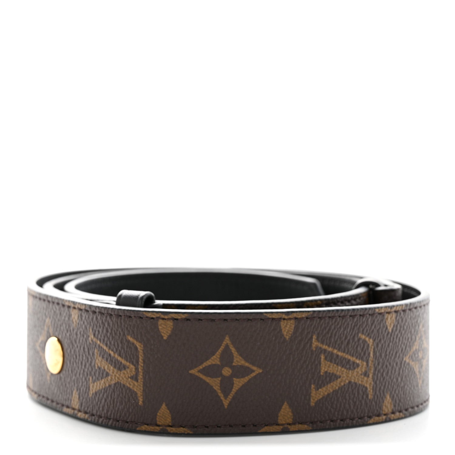 Louis Vuitton Monogram Adjustable Bandouliere Shoulder Strap Black 2 of 5