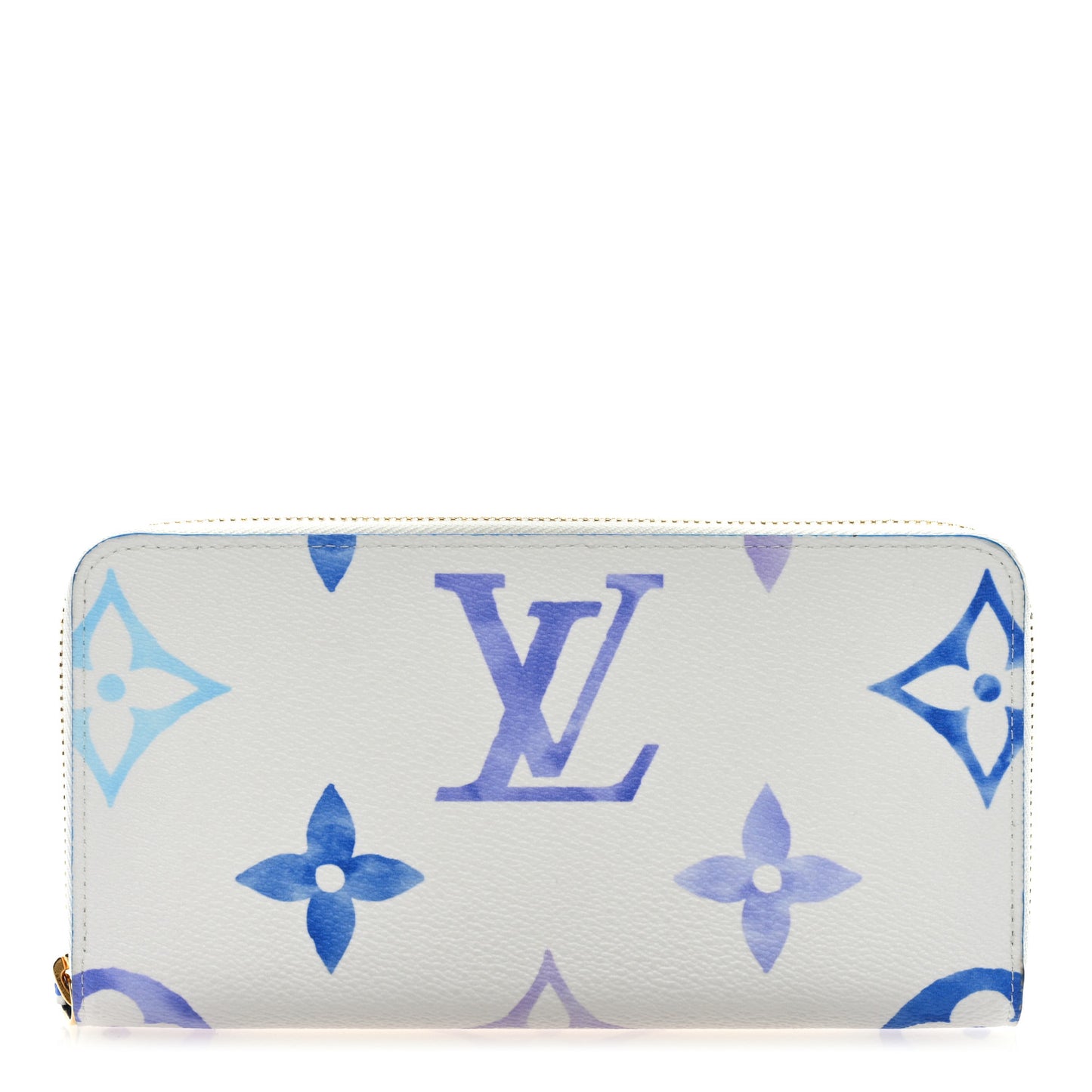 Monogram Giant By The Pool Zippy Wallet Resort Blue