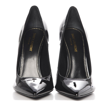 Saint Laurent Patent Opyum 110 Pumps 37.5 Black 2 of 11