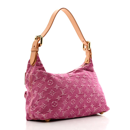 Louis Vuitton Denim Baggy PM Fuchsia 3 of 9