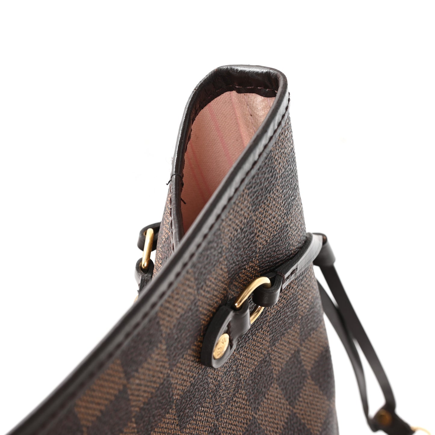 Damier Ebene Neo Neverfull MM Rose Ballerine