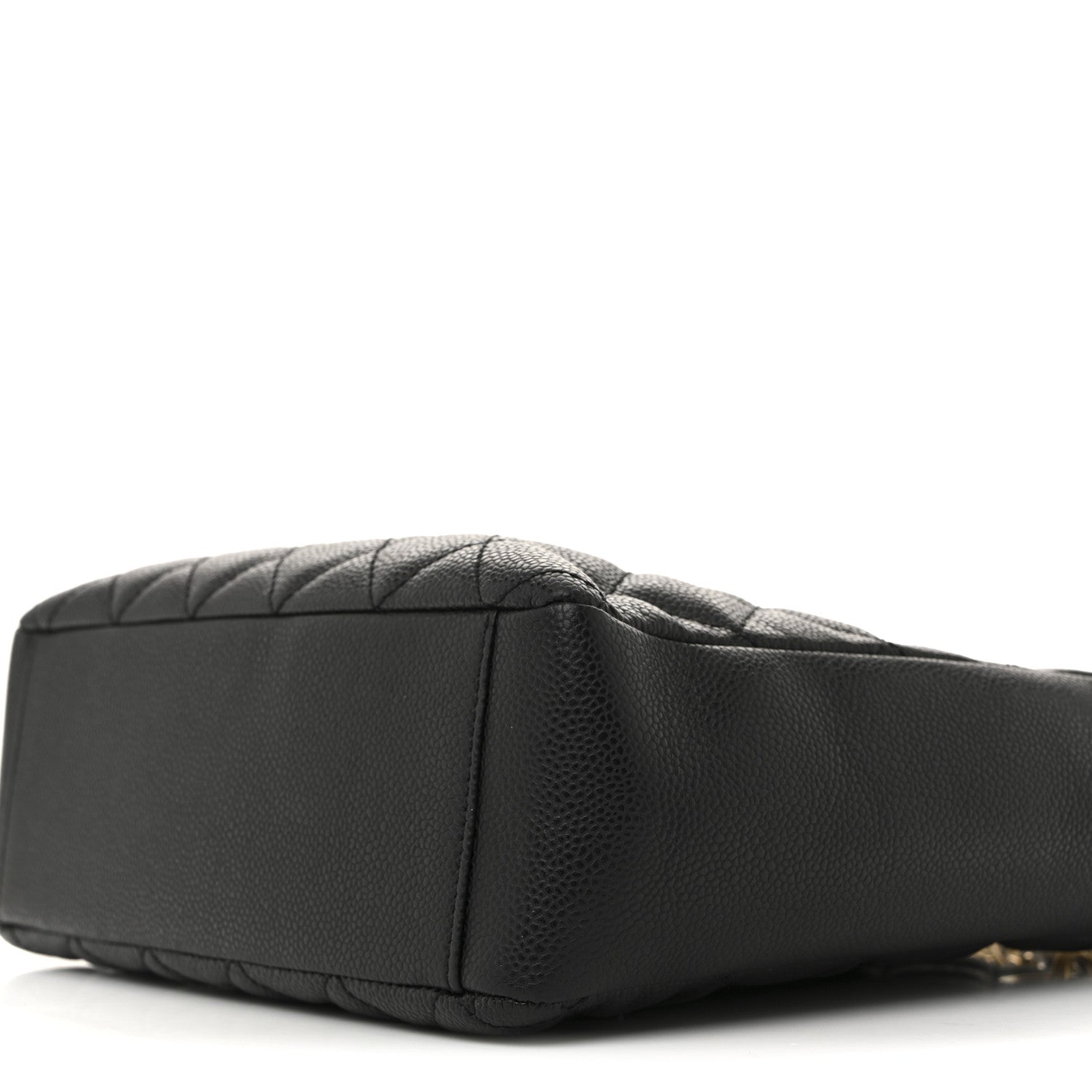 Chanel Caviar Quilted Petit Shopping Tote PST Black 10 of 11