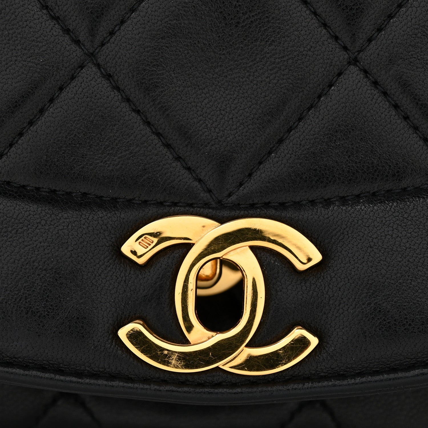 Chanel Lambskin Quilted Small Single Flap Black 13 of 16