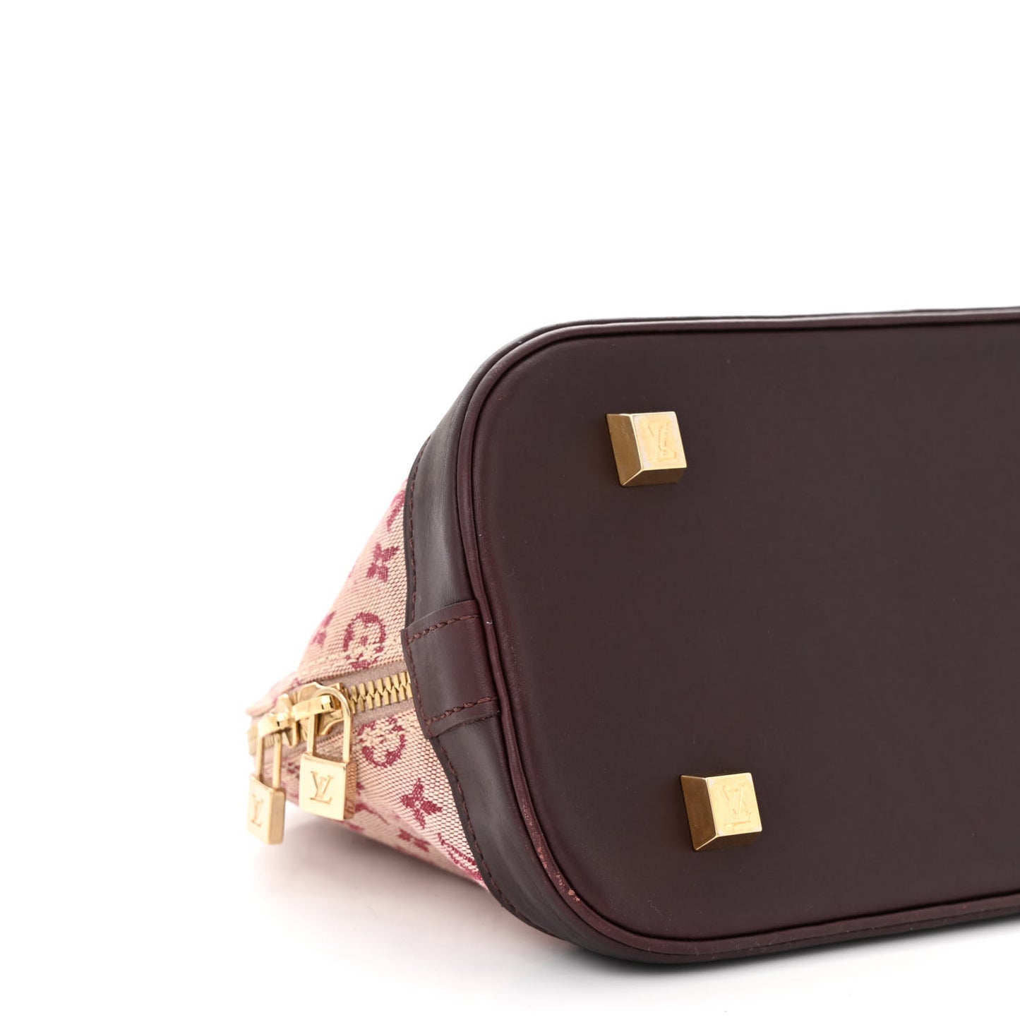 Mini Monogram Alma Long Cherry