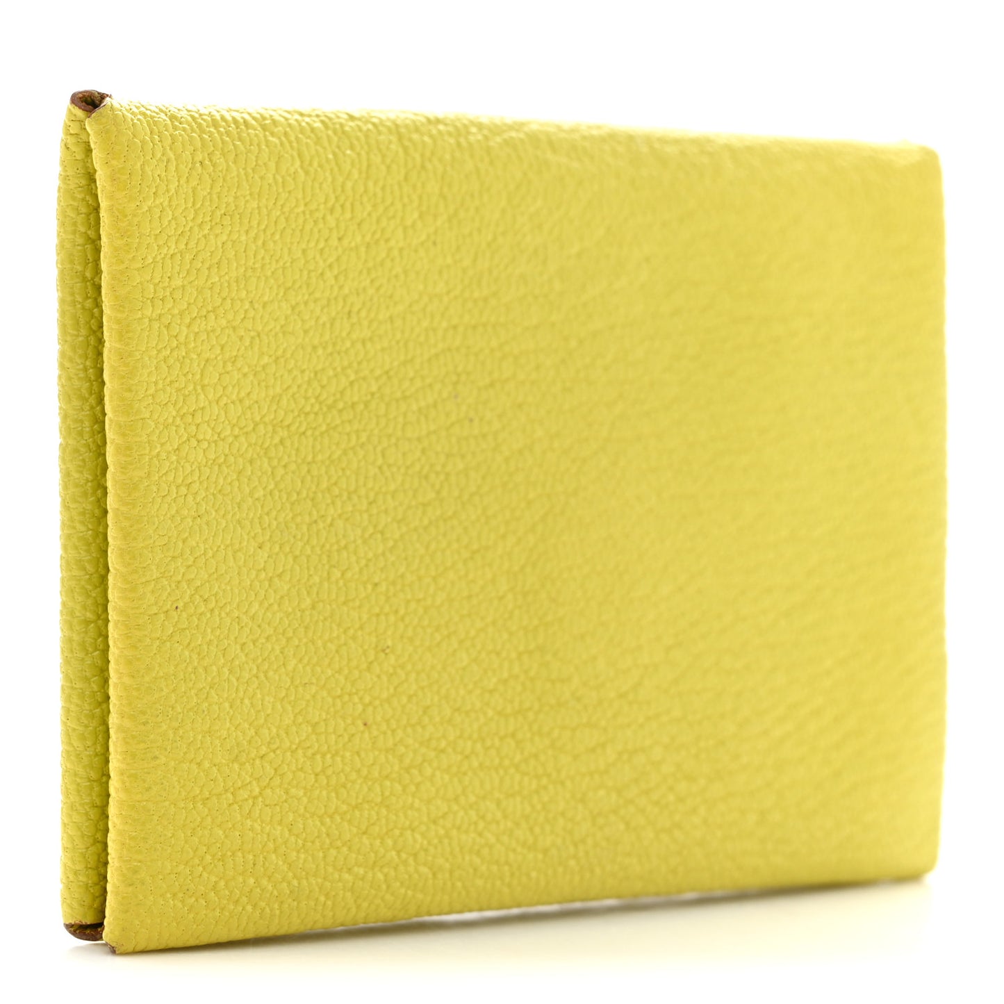 Chevre Mysore Calvi Card Case Lime