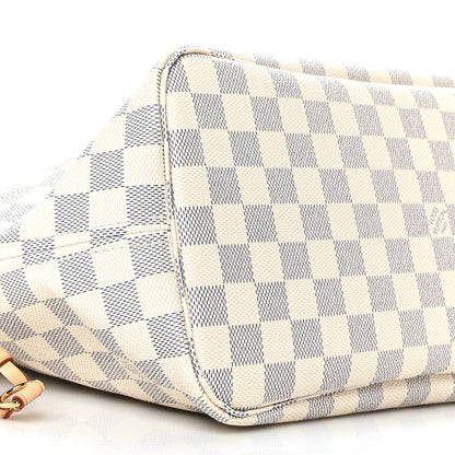 Louis Vuitton Damier Azur Neo Neverfull MM Rose Ballerine 8 of 9