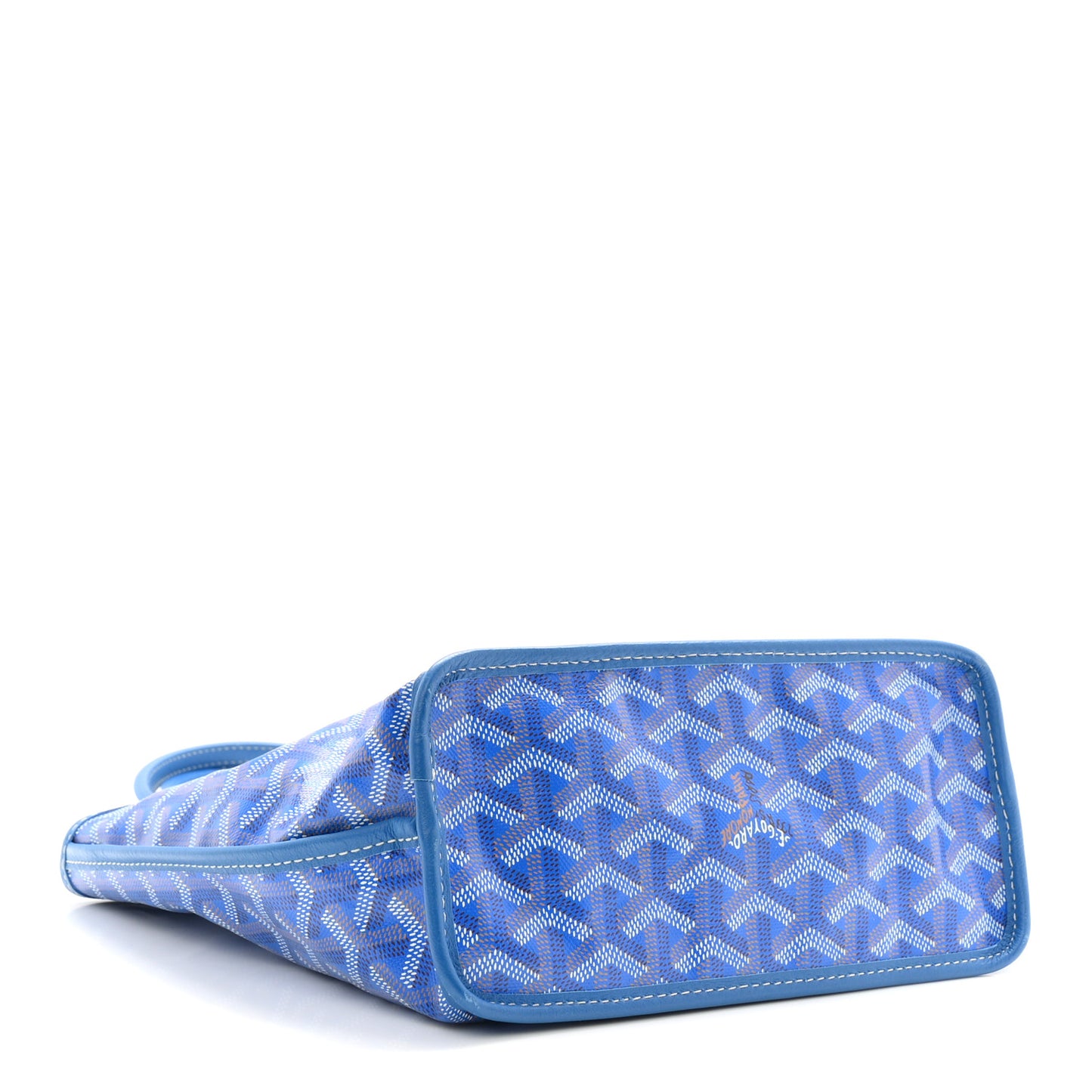 Goyardine Reversible Mini Anjou Sky Blue