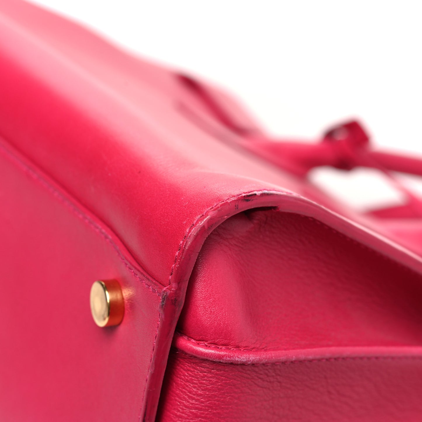 Calfskin Small Sac De Jour Lipstick Pink