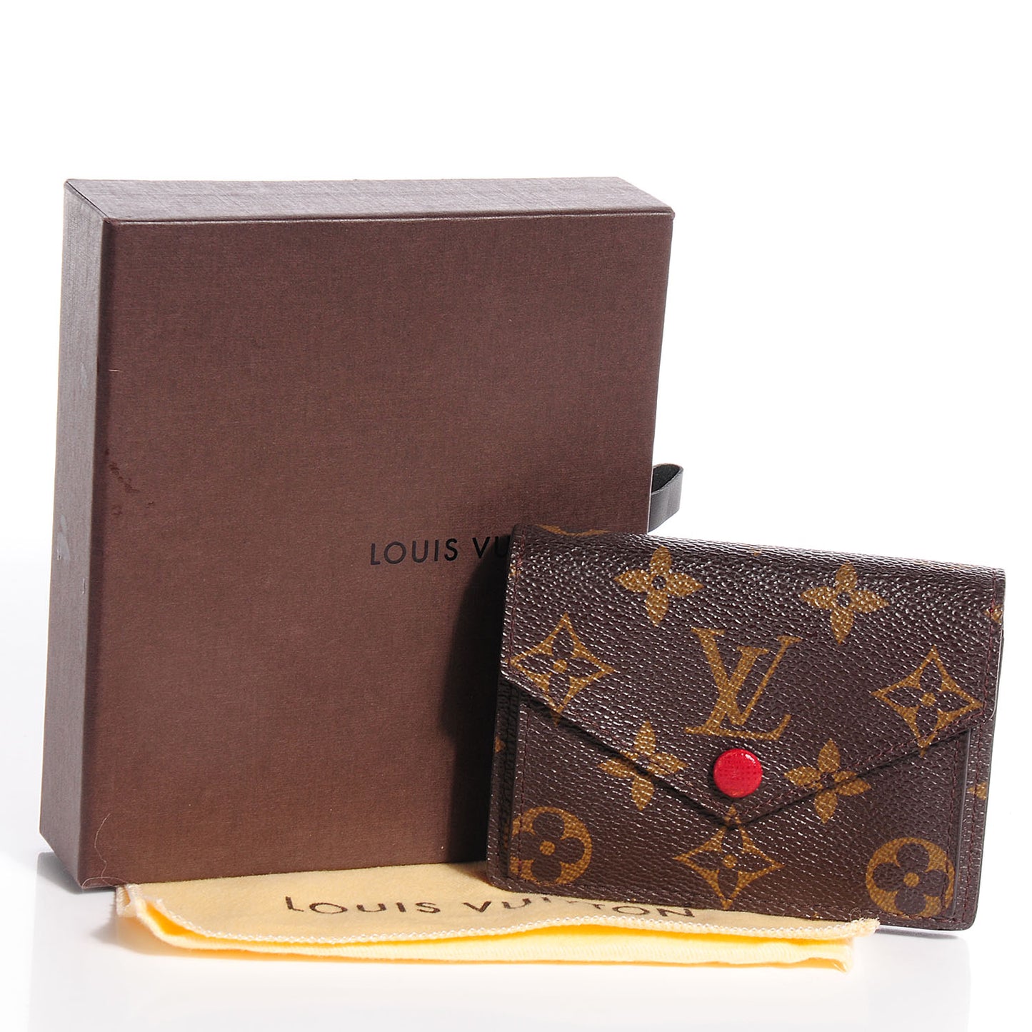 Monogram Compact Marie Wallet Rouge