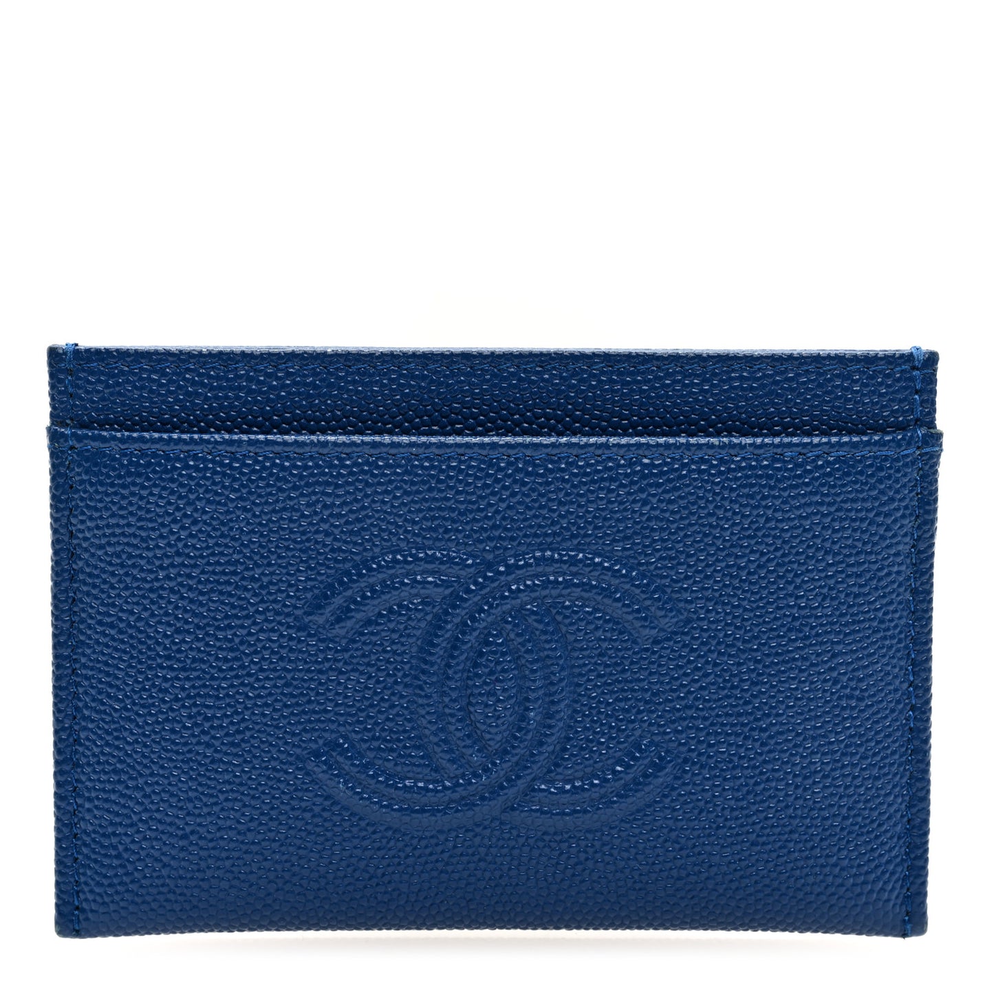 Caviar Timeless CC Card Holder Wallet Blue