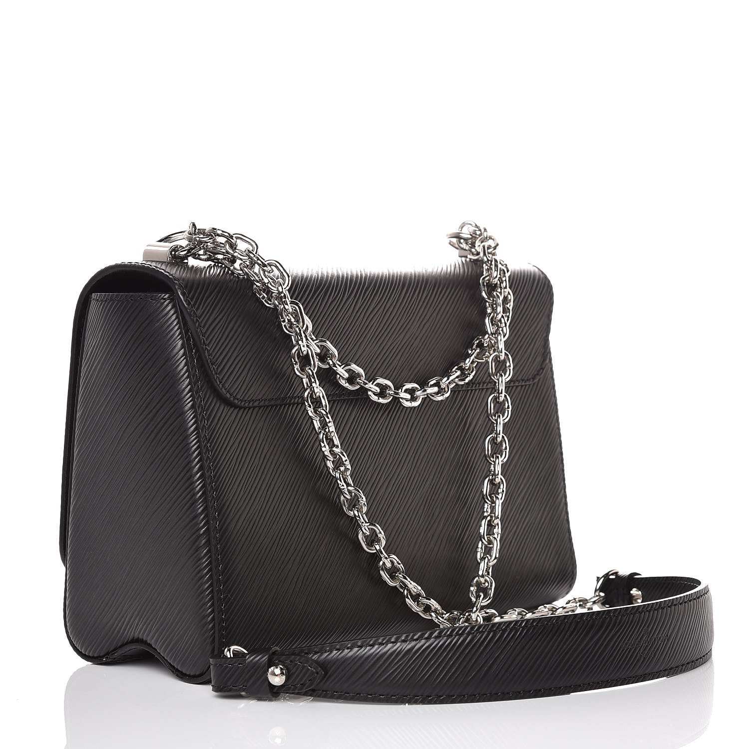 Louis Vuitton Epi Twist Shoulder Bag MM Black 3 of 9