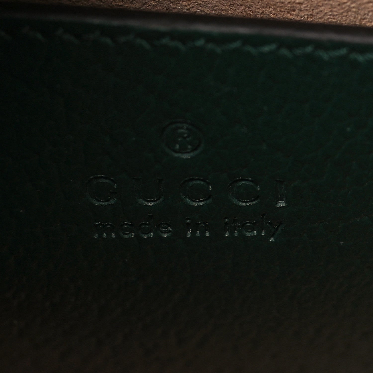 Gucci Textured Dollar Calfskin Web Small Diana Tote Bag Vintage Green Powder Pink 6 of 10
