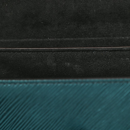Louis Vuitton Epi Twist Scarabeo Shoulder Bag MM Blue Boreale 8 of 15