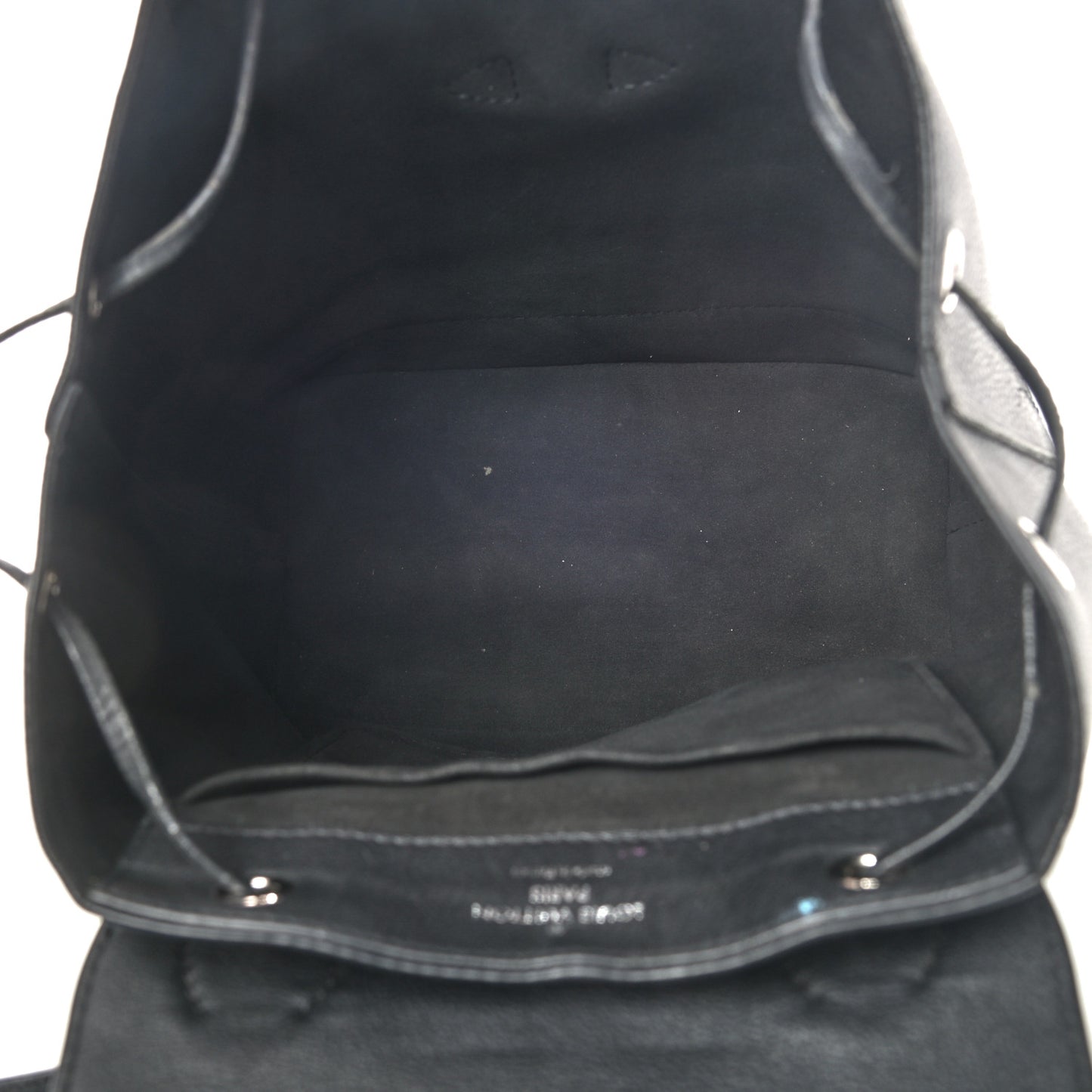 Calfskin Lockme Backpack Black