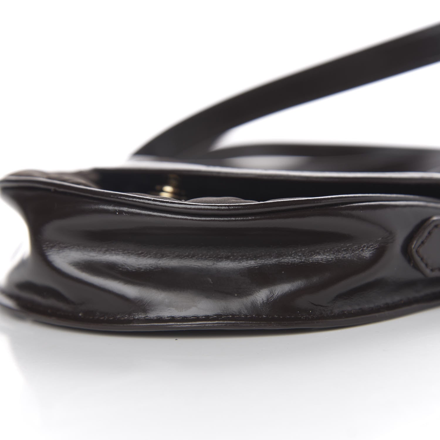 Burberry Nylon Quilted Crossbody Dark Brown 7 of 8