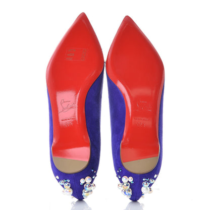 Christian Louboutin Veau Velours Candiflat Flat 36.5 Purple Pop 5 of 8