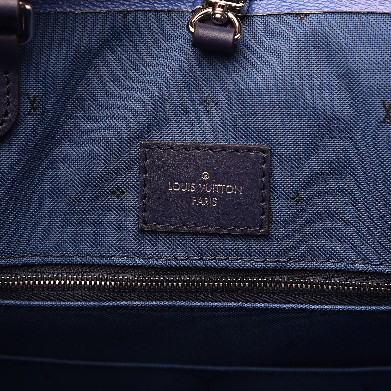 Louis Vuitton Monogram Escale Onthego GM Blue 7 of 10