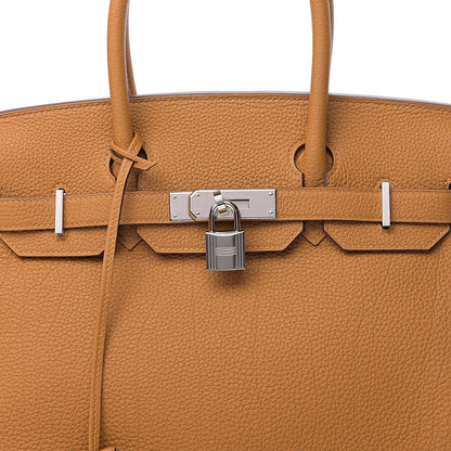 Hermes Togo Birkin Verso 30 Caramel Lime 7 of 10