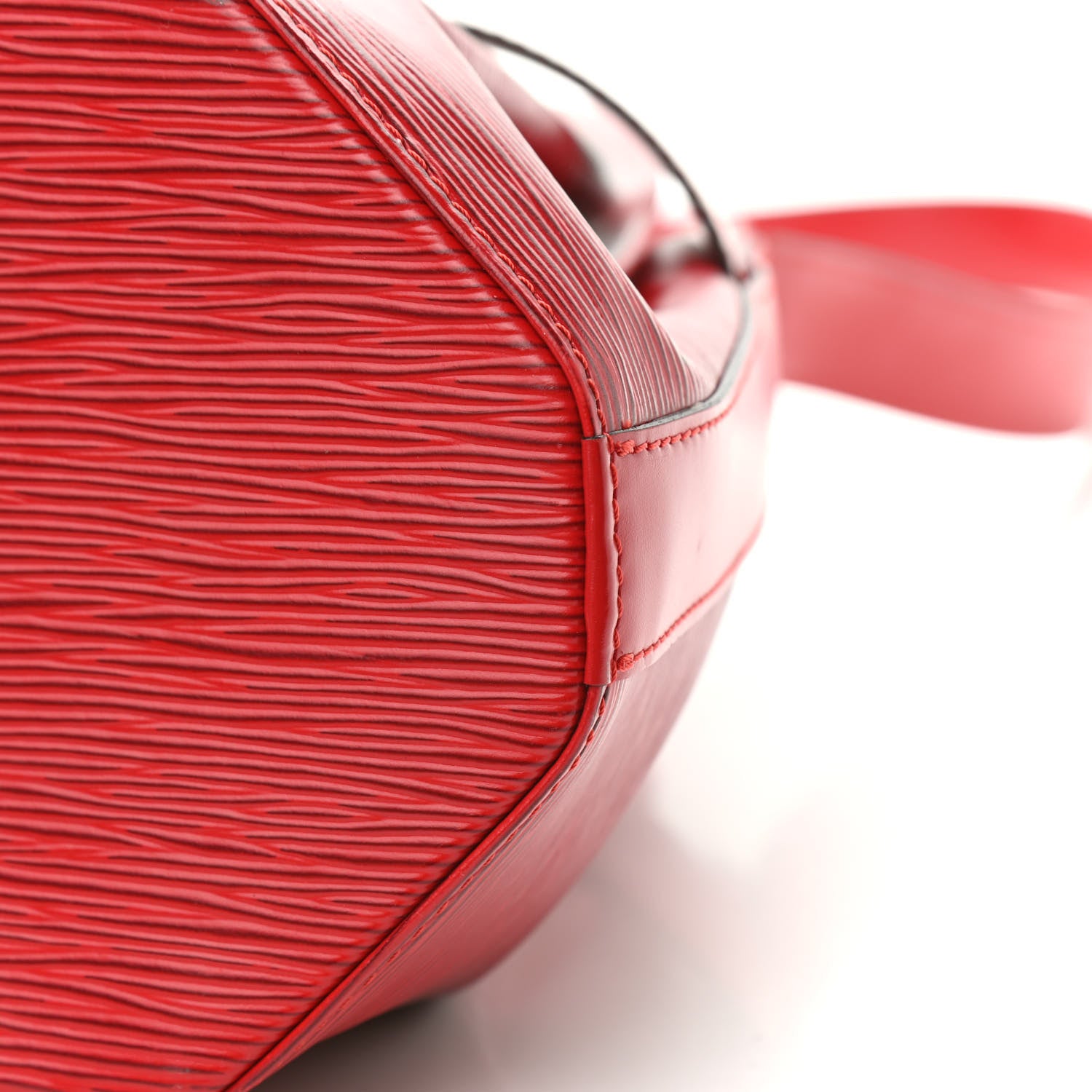 Louis Vuitton Epi Sac D'Epaule Castillan Red 8 of 10