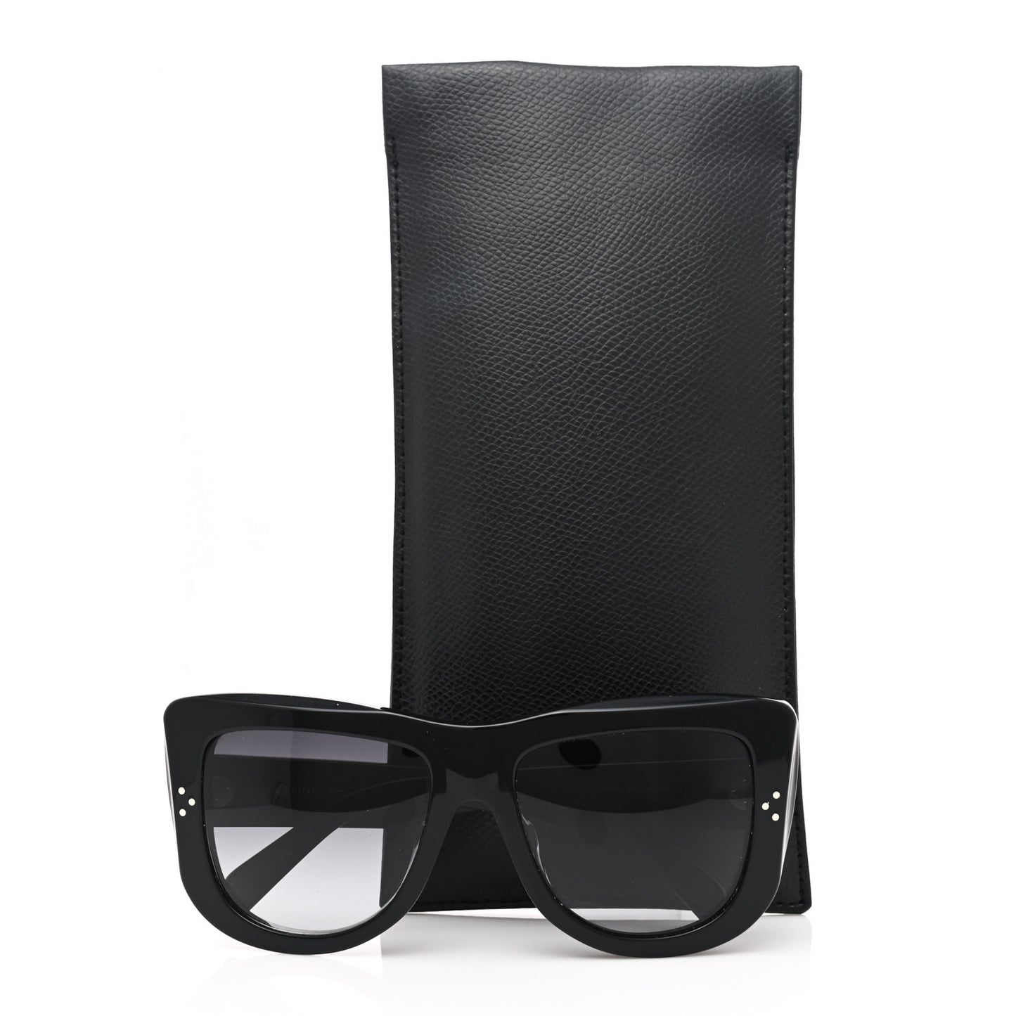 Acetate Square Sunglasses CL40157U Black